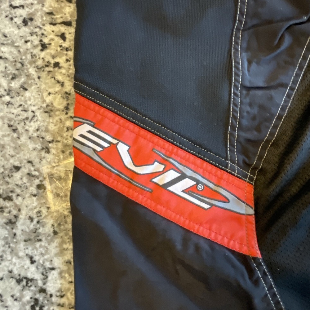 Evil Padded Paintball Pants Red Black Size S #587 - Picture 12 of 14